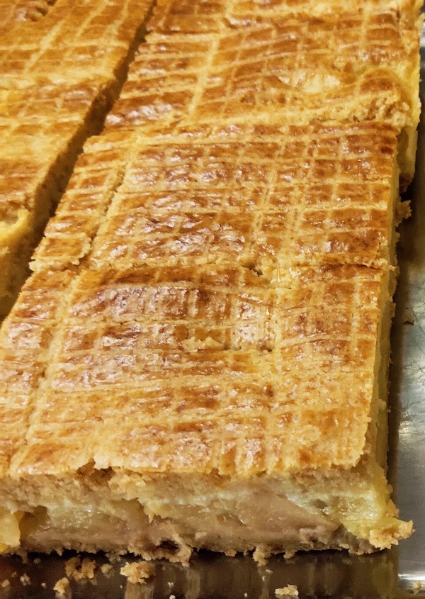 Rebarbarás-almás pite