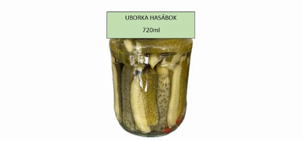 Uborka hasábok