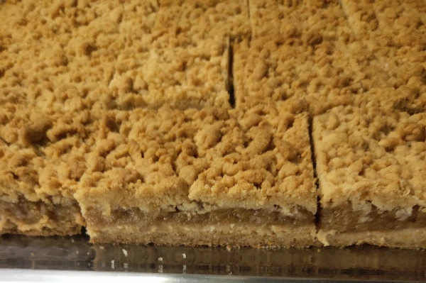 Rebarbarás-almás pite