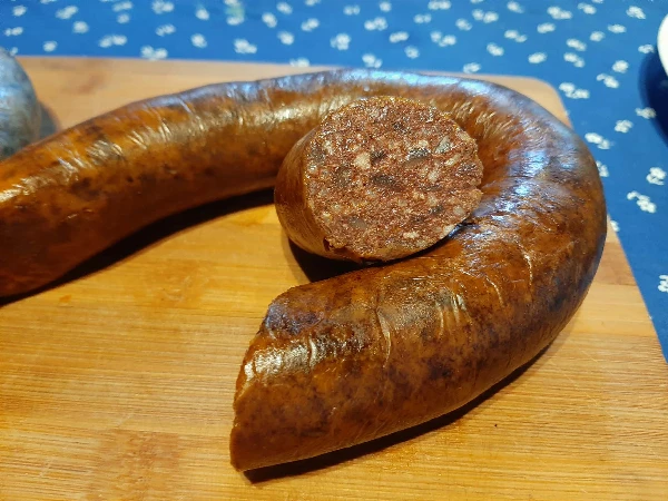 Füstölt köleses véreshurka (kb. 30-50 dkg)