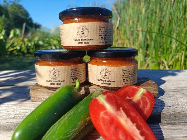 Füstölt paradicsomos salsa
