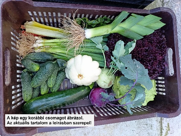 Vegyszermentes heti zöldségcsomag