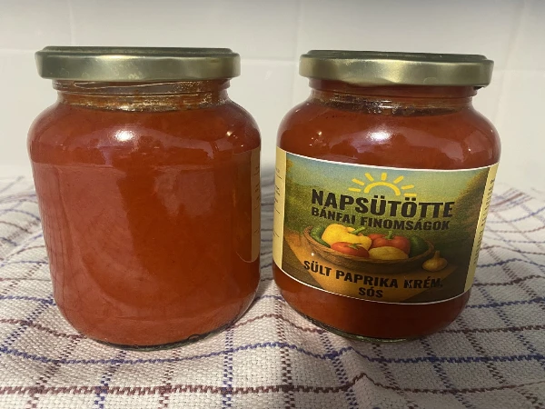 Sültpaprika-krém - sós