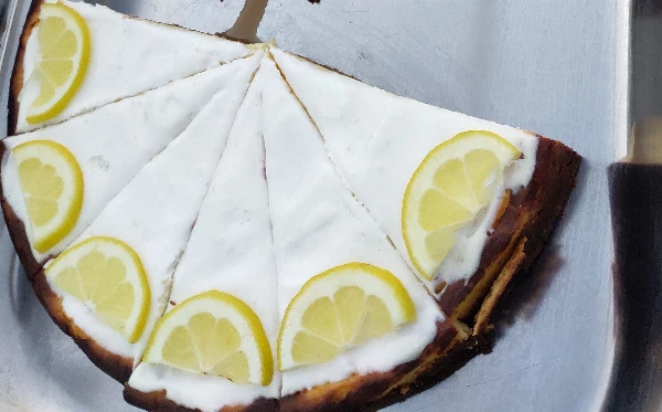 Citromos-lime-os sajttorta (2 szelet)