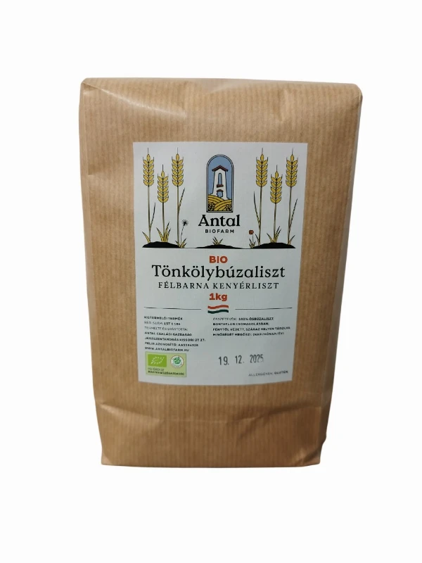 Tönkölybúzaliszt - félbarna BIO