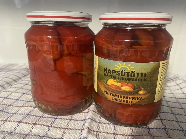 Pritaminpaprika darabolt savanyúság