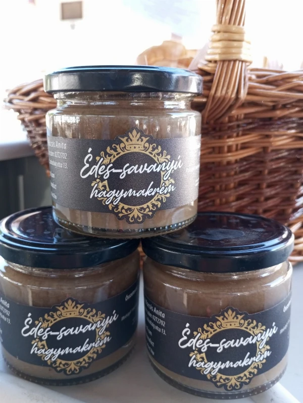 Édes-savanyú hagymakrém