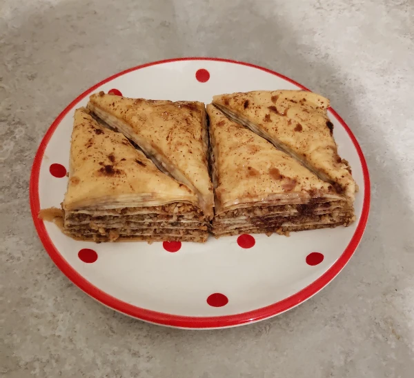 Baklava diós-kesudiós gyömbérrel