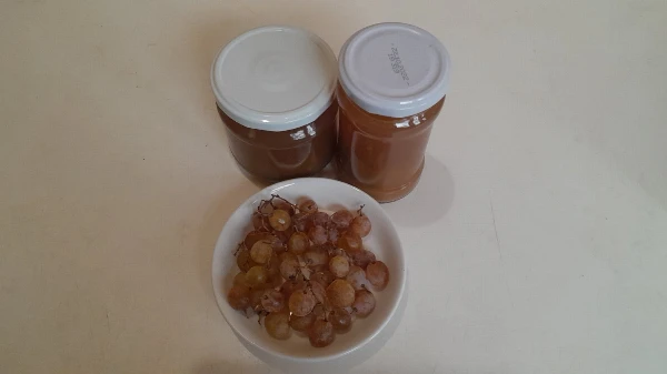 Csemegeszőlő szörp - fehérszőlő