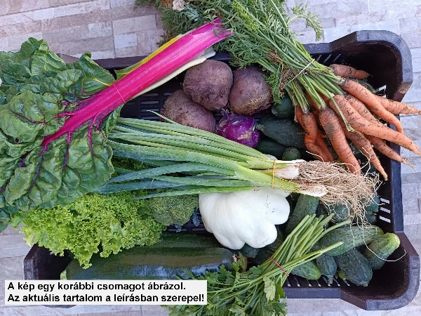 Vegyszermentes heti zöldségcsomag