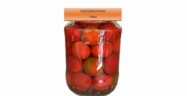 Cseresznyepaprika savanyúság