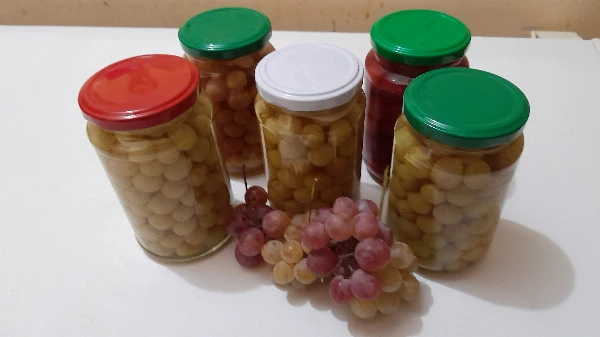 Csemegeszőlő befőtt