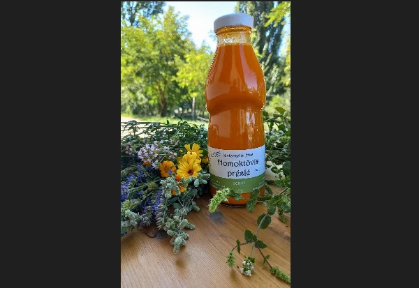 100% Homoktövis friss natúr préslé