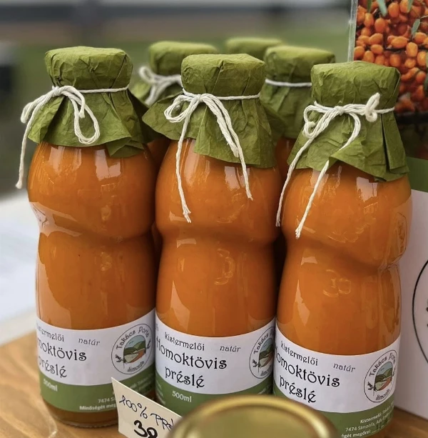 100% Homoktövis préslé pasztőrizált