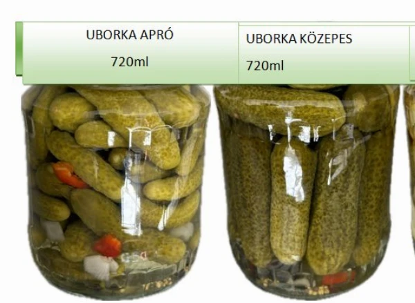 Uborka közepes savanyúság