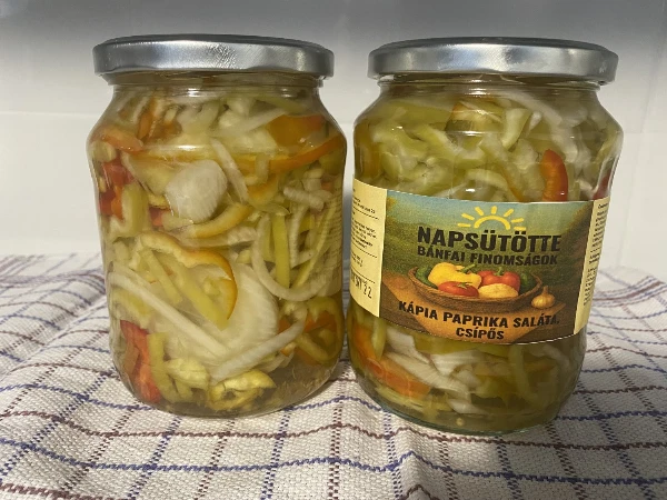 Kápia paprika saláta savanyúság (csípős)