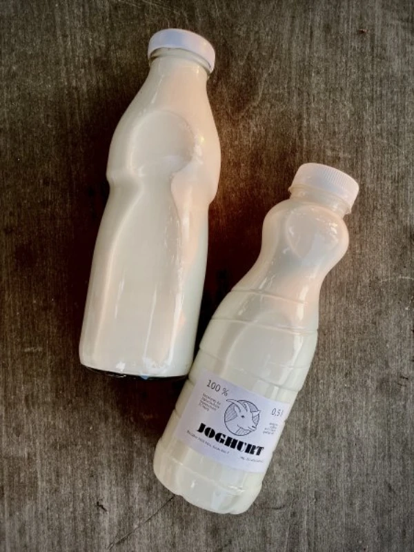 Kecske joghurt 0,5l PET palackban