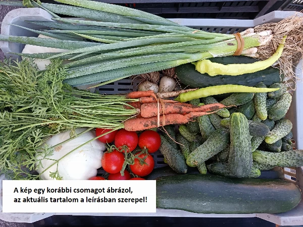 Vegyszermentes heti zöldségcsomag